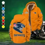 Patriot Crew Winter Fleece Jacket, Snow-Ready Active Fleece HVN1458NP - Orange
