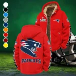 Patriot Crew Winter Fleece Jacket, Snow-Ready Active Fleece HVN1458NP - Red