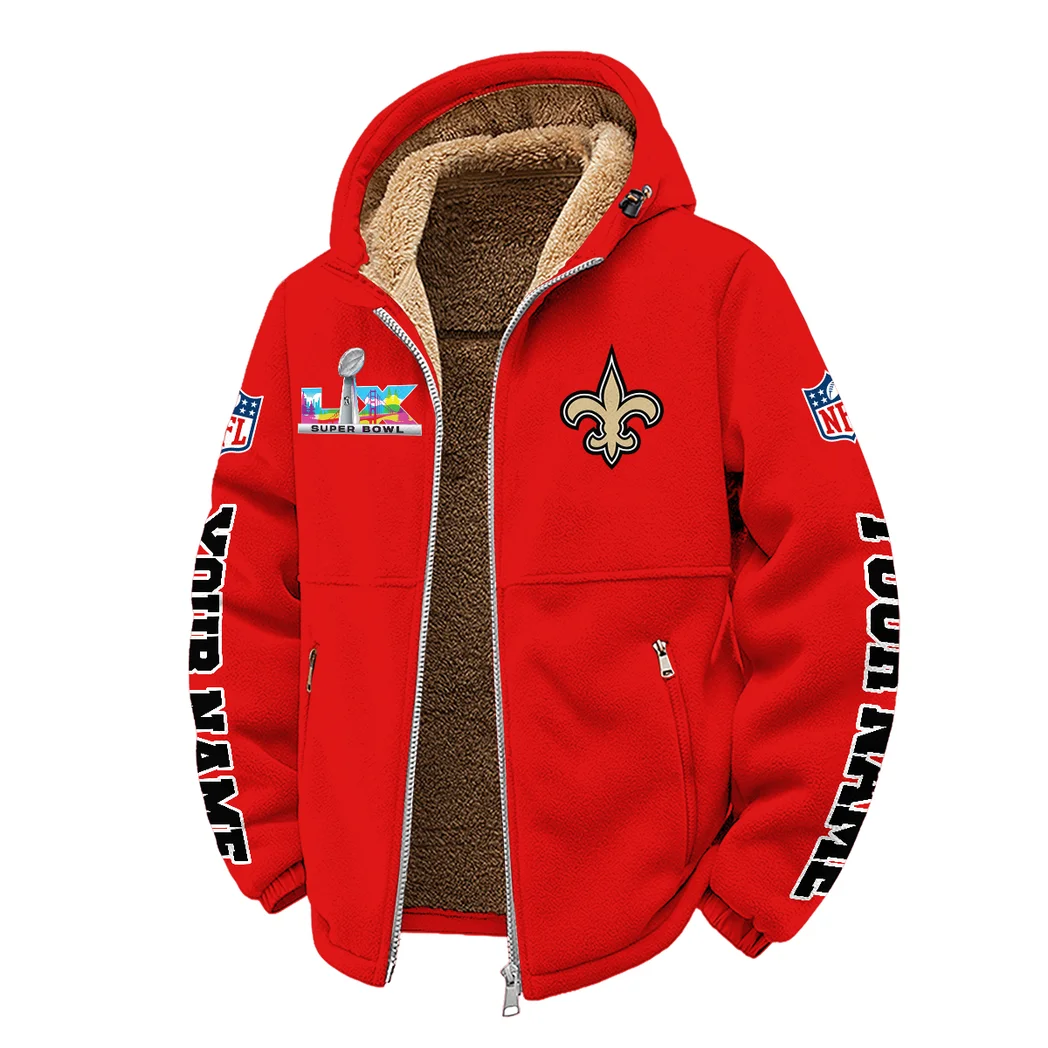Gold Halo Winter Fleece Jacket, Sub-Zero Fleece Jacket HVN1458NS - Red - Image 2