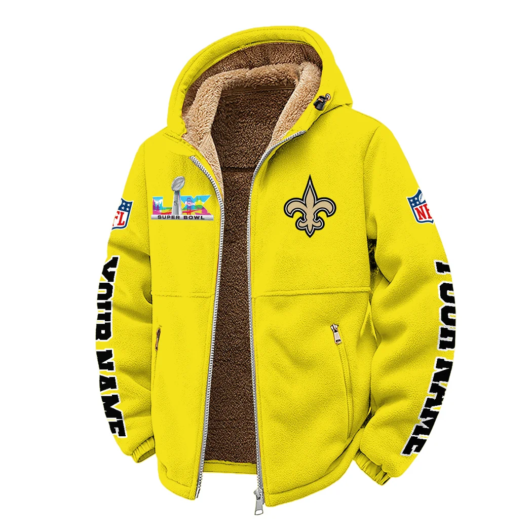 Gold Halo Winter Fleece Jacket, Sub-Zero Fleece Jacket HVN1458NS - Yellow - Image 2