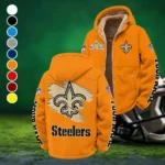 Gold Halo Winter Fleece Jacket, Sub-Zero Fleece Jacket HVN1458NS - Orange