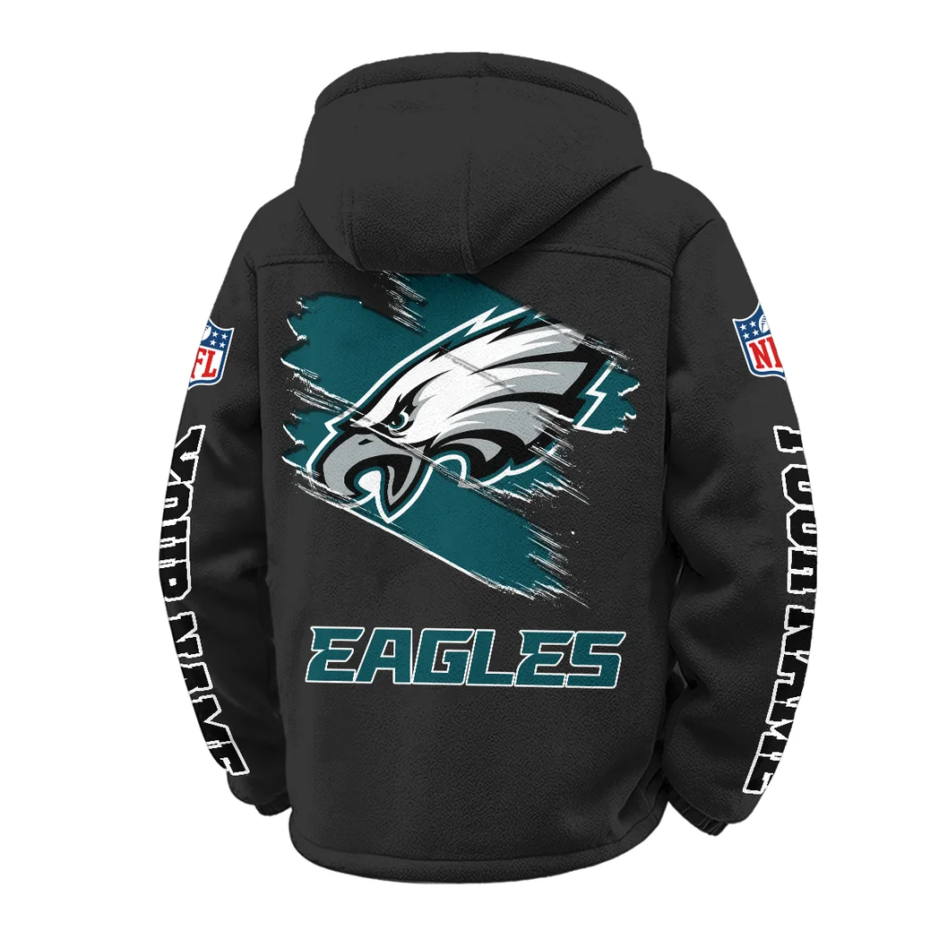Liberty Fans Winter Fleece Jacket, Superior Thermal Protection HVN1458PE - Black - Image 3