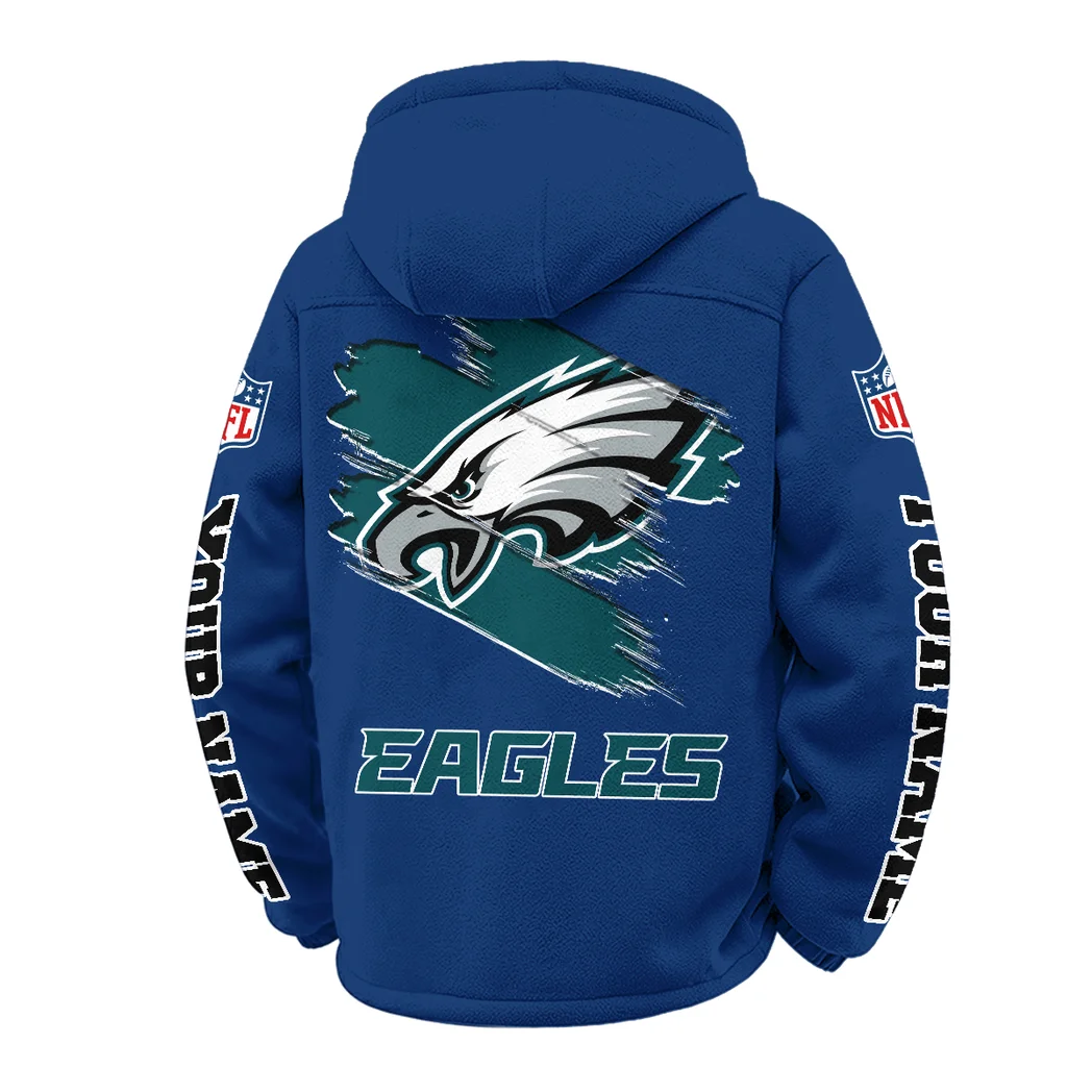 Liberty Fans Winter Fleece Jacket, Superior Thermal Protection HVN1458PE - Navy - Image 3