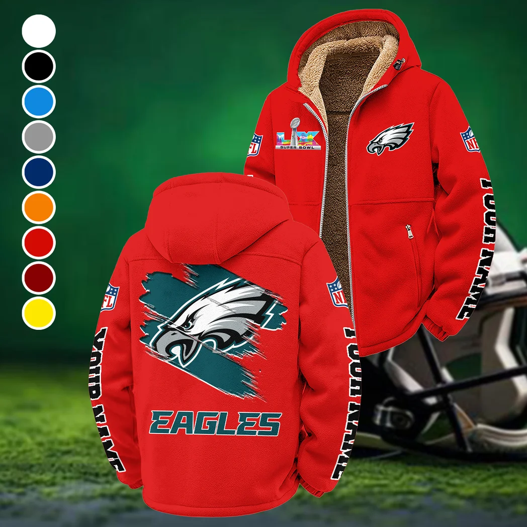 Liberty Fans Winter Fleece Jacket, Superior Thermal Protection HVN1458PE - Red