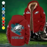 Liberty Fans Winter Fleece Jacket, Superior Thermal Protection HVN1458PE - Wine
