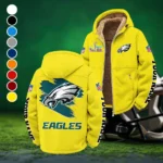 Liberty Fans Winter Fleece Jacket, Superior Thermal Protection HVN1458PE - Yellow