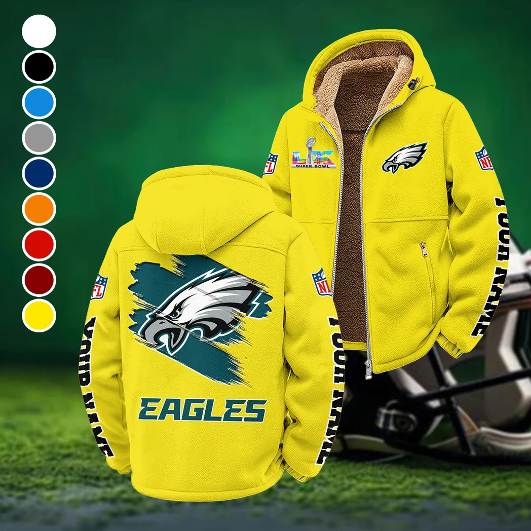 Liberty Fans Winter Fleece Jacket, Superior Thermal Protection HVN1458PE - Yellow