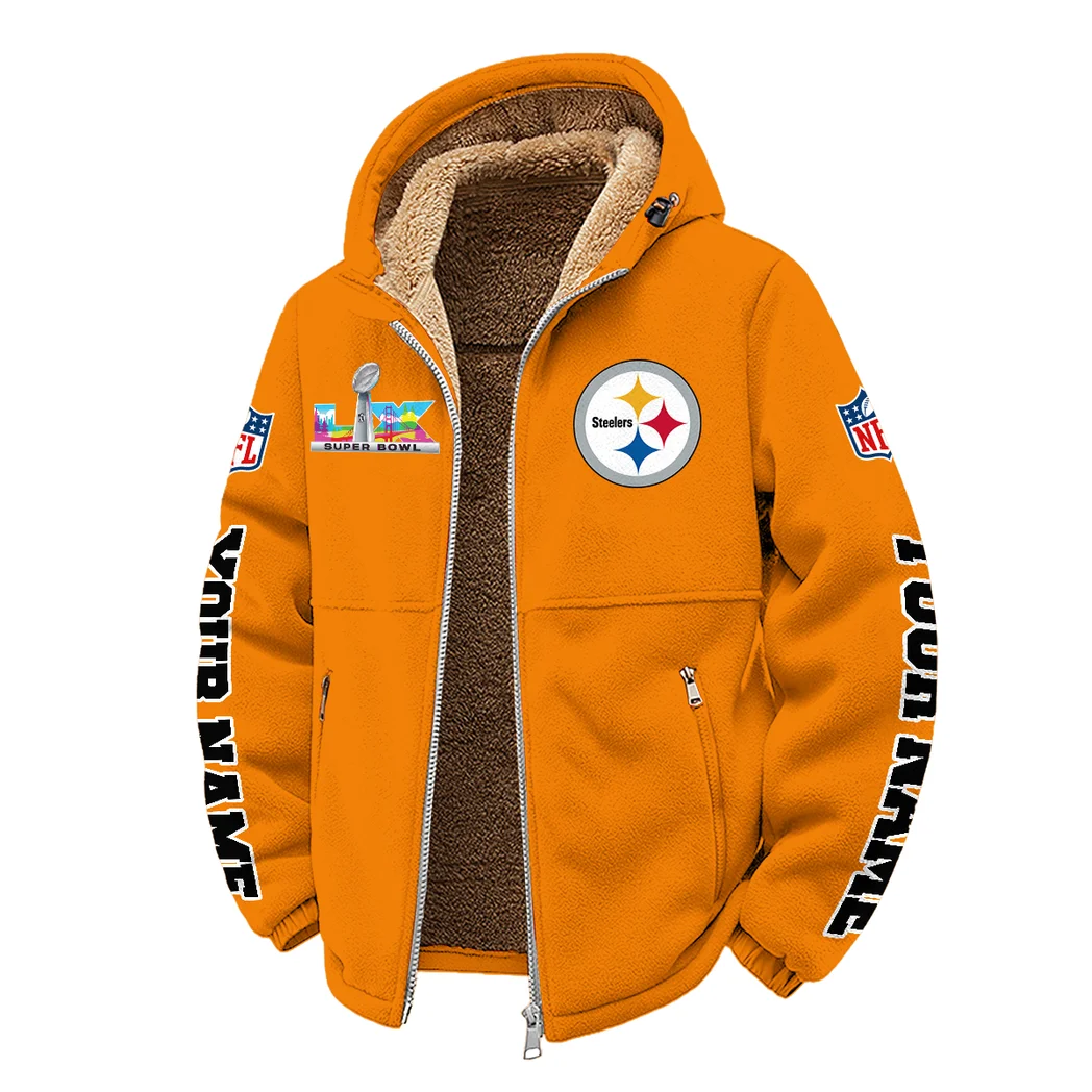 Black Pride Winter Fleece Jacket, Technical Mid-Layer Jacket HVN1458PS - Orange - Image 2