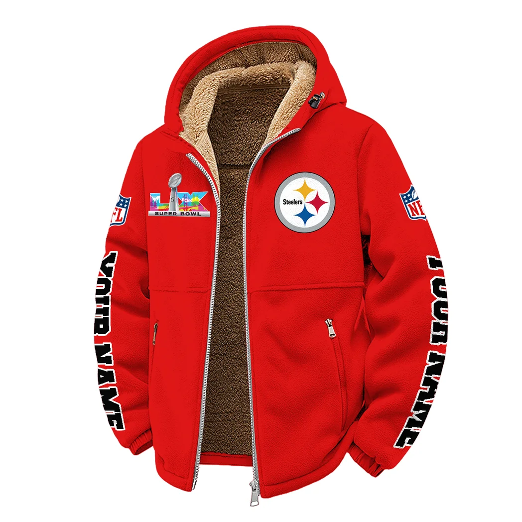 Black Pride Winter Fleece Jacket, Technical Mid-Layer Jacket HVN1458PS - Red - Image 2