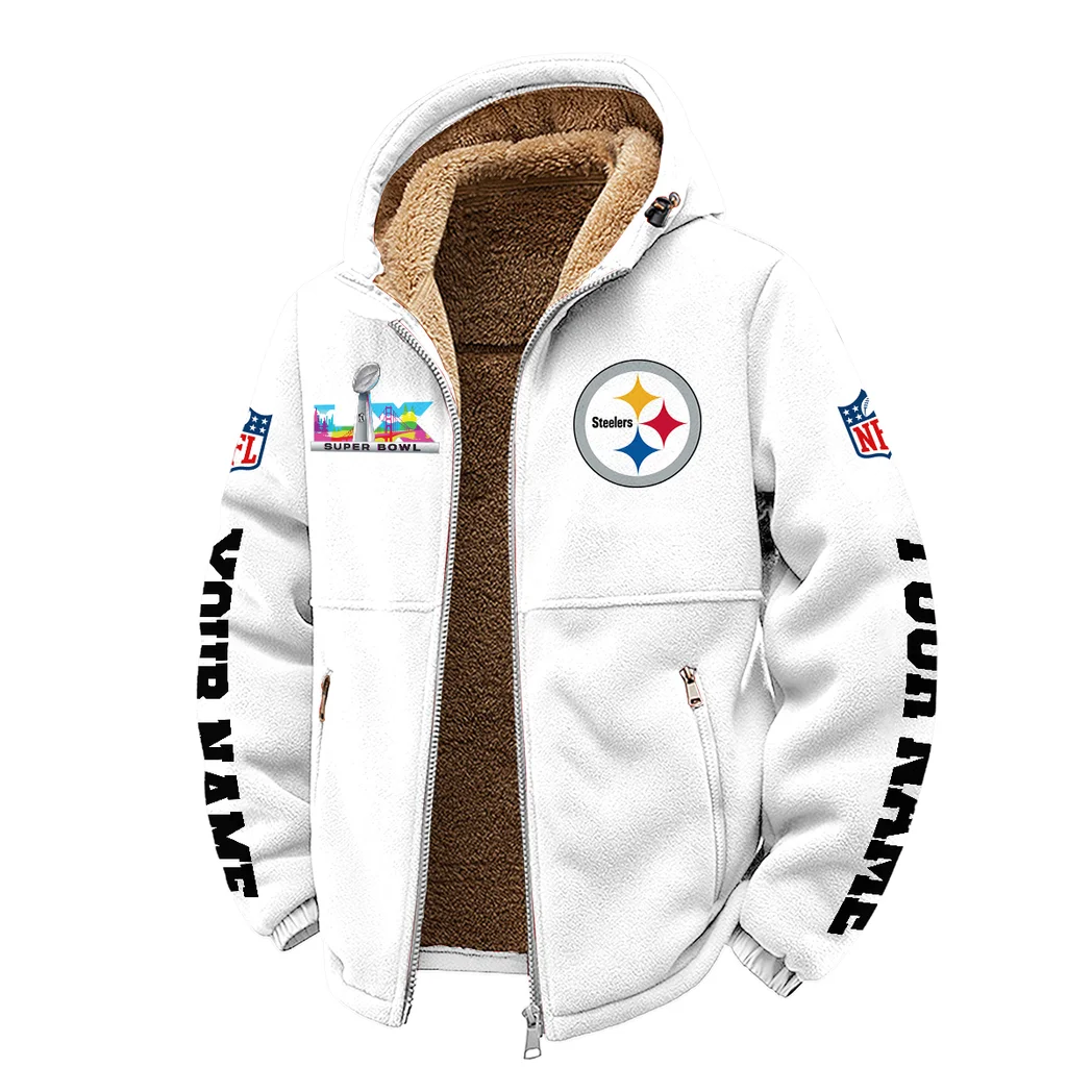 Black Pride Winter Fleece Jacket, Technical Mid-Layer Jacket HVN1458PS - White - Image 2