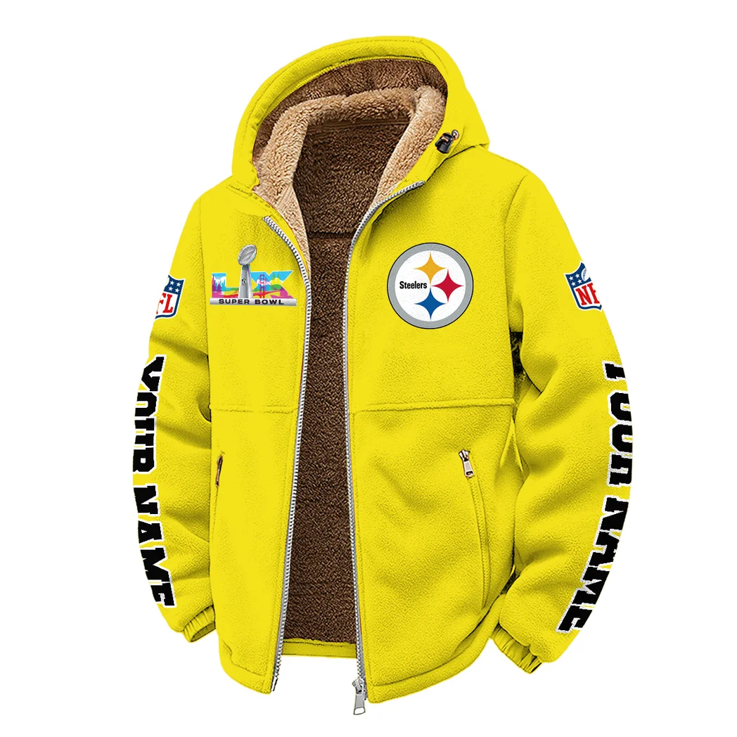 Black Pride Winter Fleece Jacket, Technical Mid-Layer Jacket HVN1458PS - Yellow - Image 2