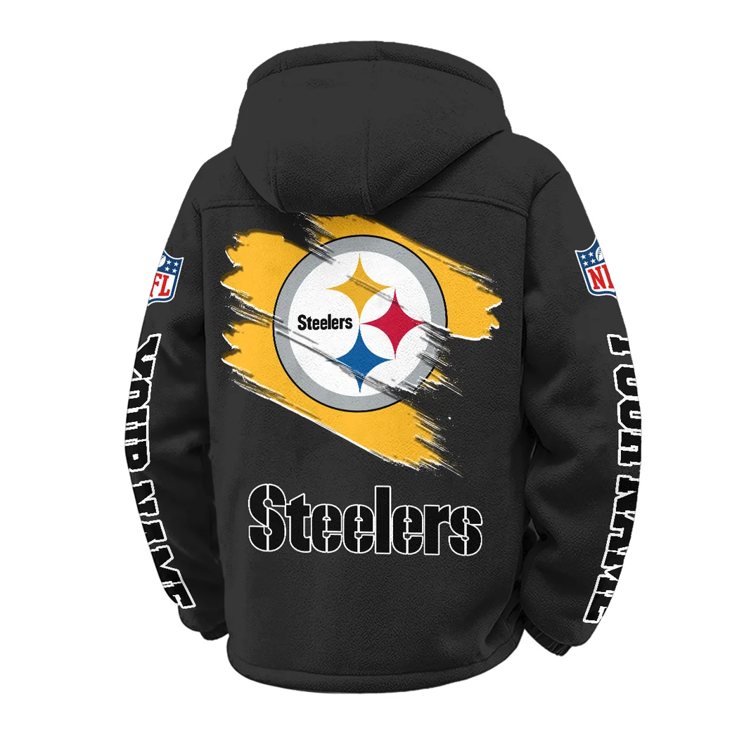 Black Pride Winter Fleece Jacket, Technical Mid-Layer Jacket HVN1458PS - Black - Image 3
