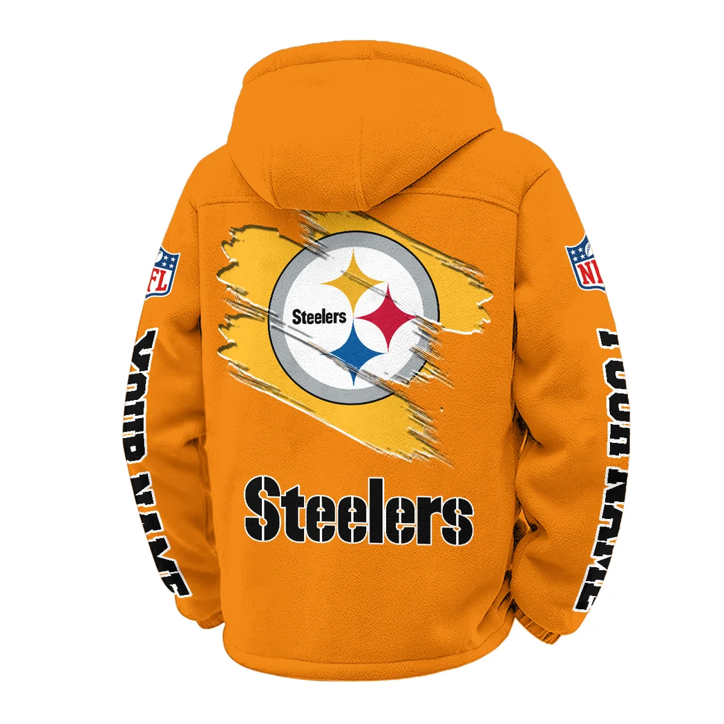 Black Pride Winter Fleece Jacket, Technical Mid-Layer Jacket HVN1458PS - Orange - Image 3