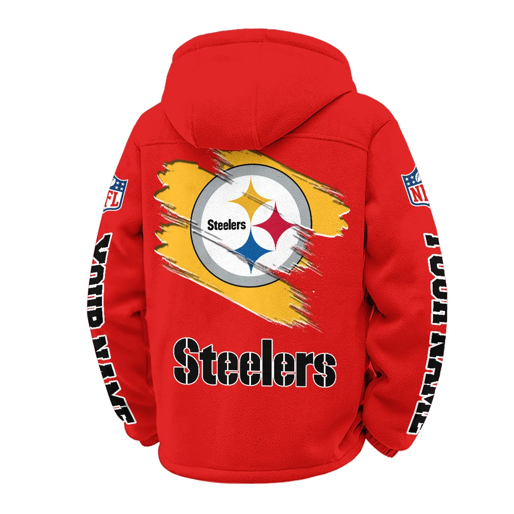 Black Pride Winter Fleece Jacket, Technical Mid-Layer Jacket HVN1458PS - Red - Image 3
