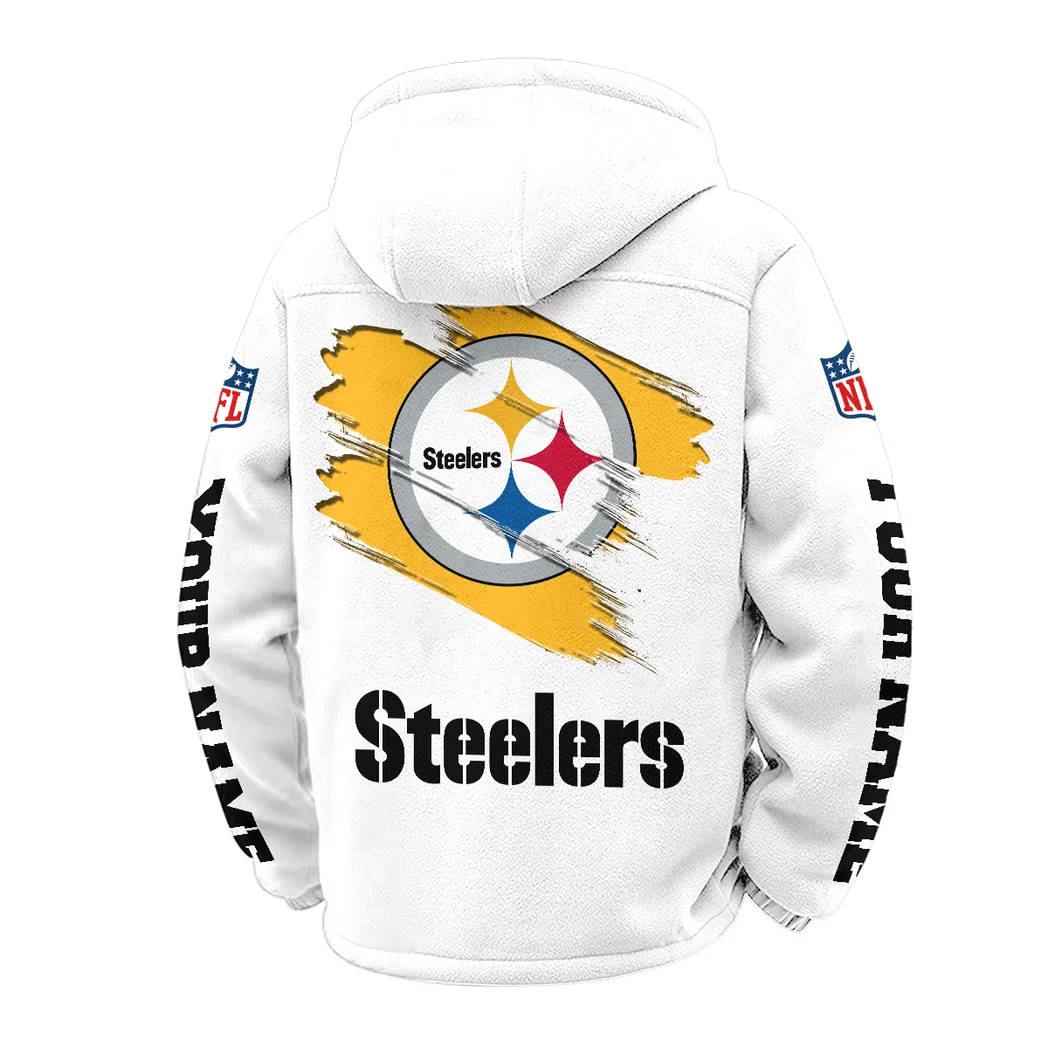Black Pride Winter Fleece Jacket, Technical Mid-Layer Jacket HVN1458PS - White - Image 3