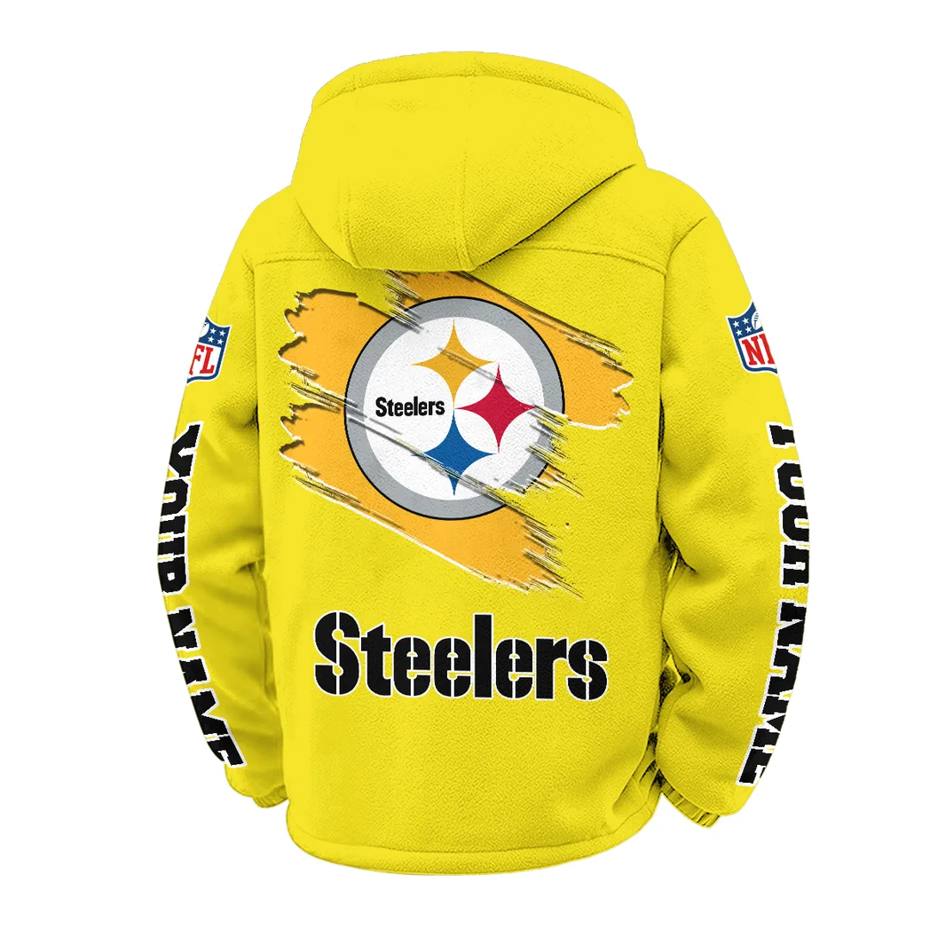 Black Pride Winter Fleece Jacket, Technical Mid-Layer Jacket HVN1458PS - Yellow - Image 3