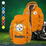 Black Pride Winter Fleece Jacket, Technical Mid-Layer Jacket HVN1458PS - Orange