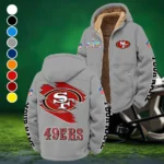 Bay Side Loyalists Winter Fleece Jacket, Thermal Winter Fleece HVN1458SF - Grey