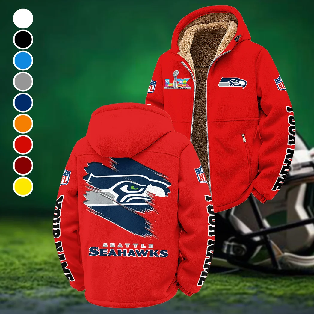 Blue Crew Winter Fleece Jacket, Thermal Winter Fleece HVN1458SS - Red