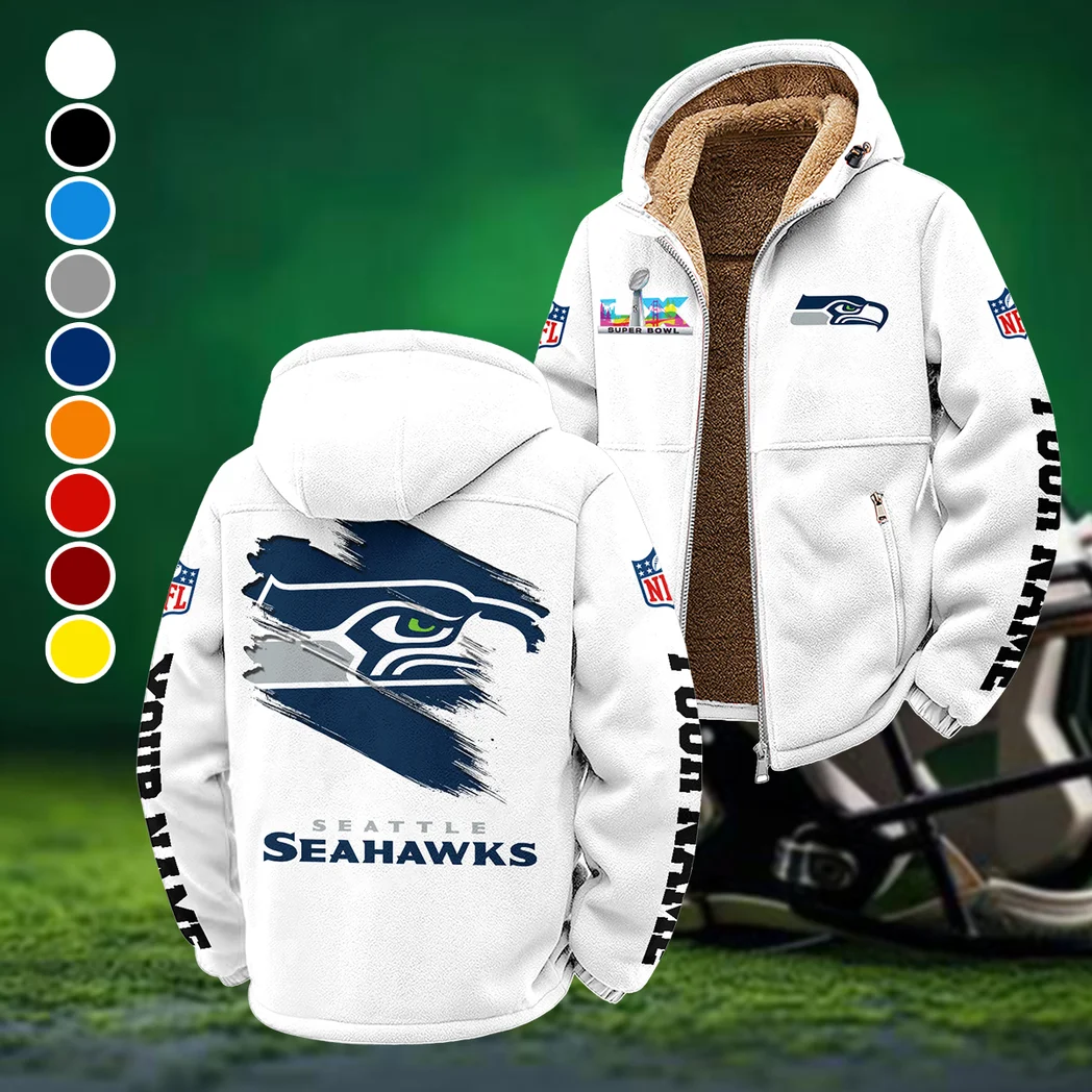 Blue Crew Winter Fleece Jacket, Thermal Winter Fleece HVN1458SS - White
