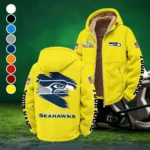 Blue Crew Winter Fleece Jacket, Thermal Winter Fleece HVN1458SS - Yellow