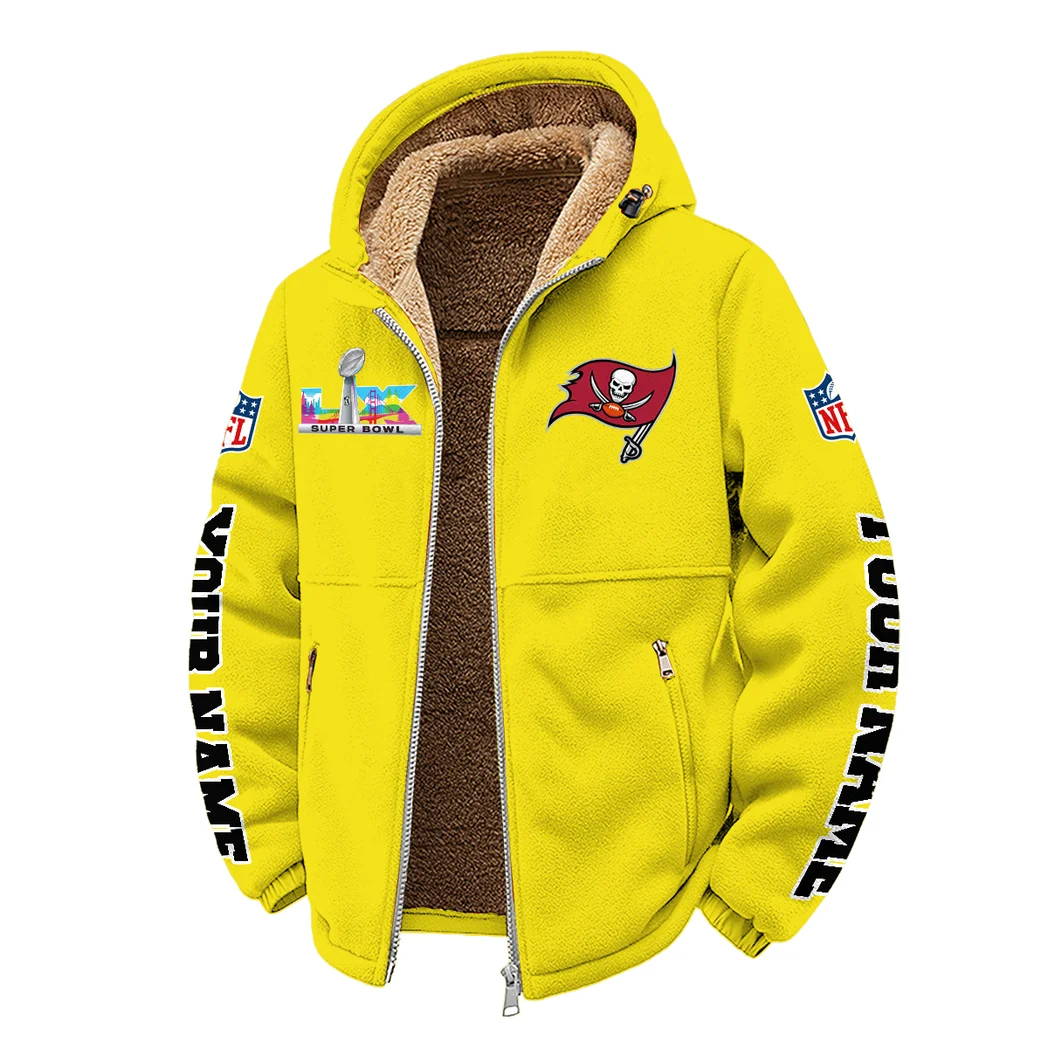 Pirate Squad Winter Fleece Jacket, Ultra-Soft Fleece Shell HVN1458TB - Yellow - Image 2