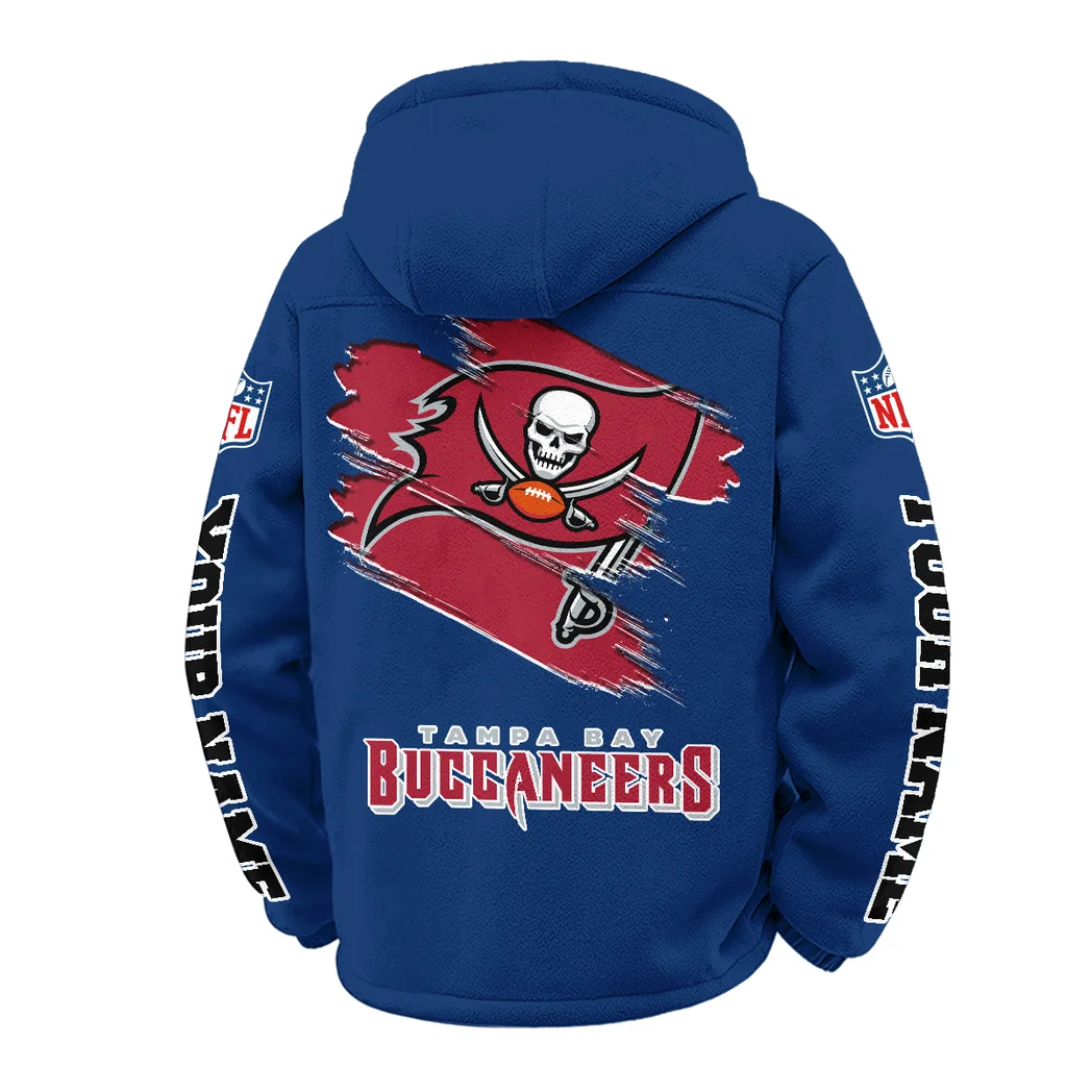 Pirate Squad Winter Fleece Jacket, Ultra-Soft Fleece Shell HVN1458TB - Navy - Image 3