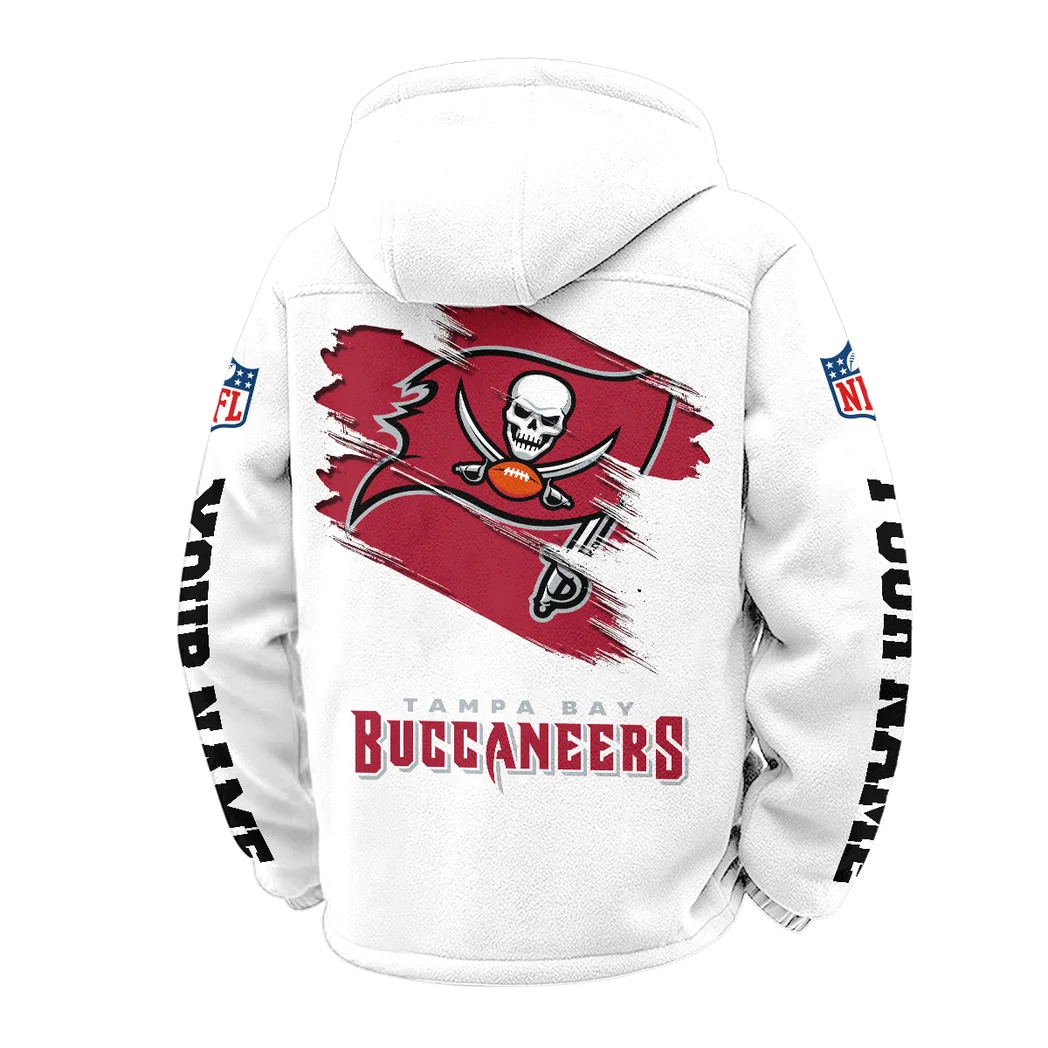 Pirate Squad Winter Fleece Jacket, Ultra-Soft Fleece Shell HVN1458TB - White - Image 3