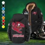 Pirate Squad Winter Fleece Jacket, Ultra-Soft Fleece Shell HVN1458TB - Black