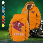 Pirate Squad Winter Fleece Jacket, Ultra-Soft Fleece Shell HVN1458TB - Orange