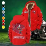 Pirate Squad Winter Fleece Jacket, Ultra-Soft Fleece Shell HVN1458TB - Red
