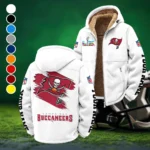 Pirate Squad Winter Fleece Jacket, Ultra-Soft Fleece Shell HVN1458TB - White