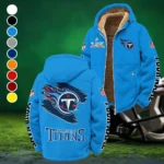 Fan Squad Winter Fleece Jacket, Warm Core Loft Fleece HVN1458TT - Cyan