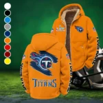 Fan Squad Winter Fleece Jacket, Warm Core Loft Fleece HVN1458TT - Orange