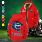 Fan Squad Winter Fleece Jacket, Warm Core Loft Fleece HVN1458TT - Red