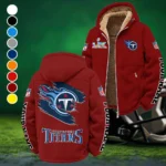 Fan Squad Winter Fleece Jacket, Warm Core Loft Fleece HVN1458TT - Wine