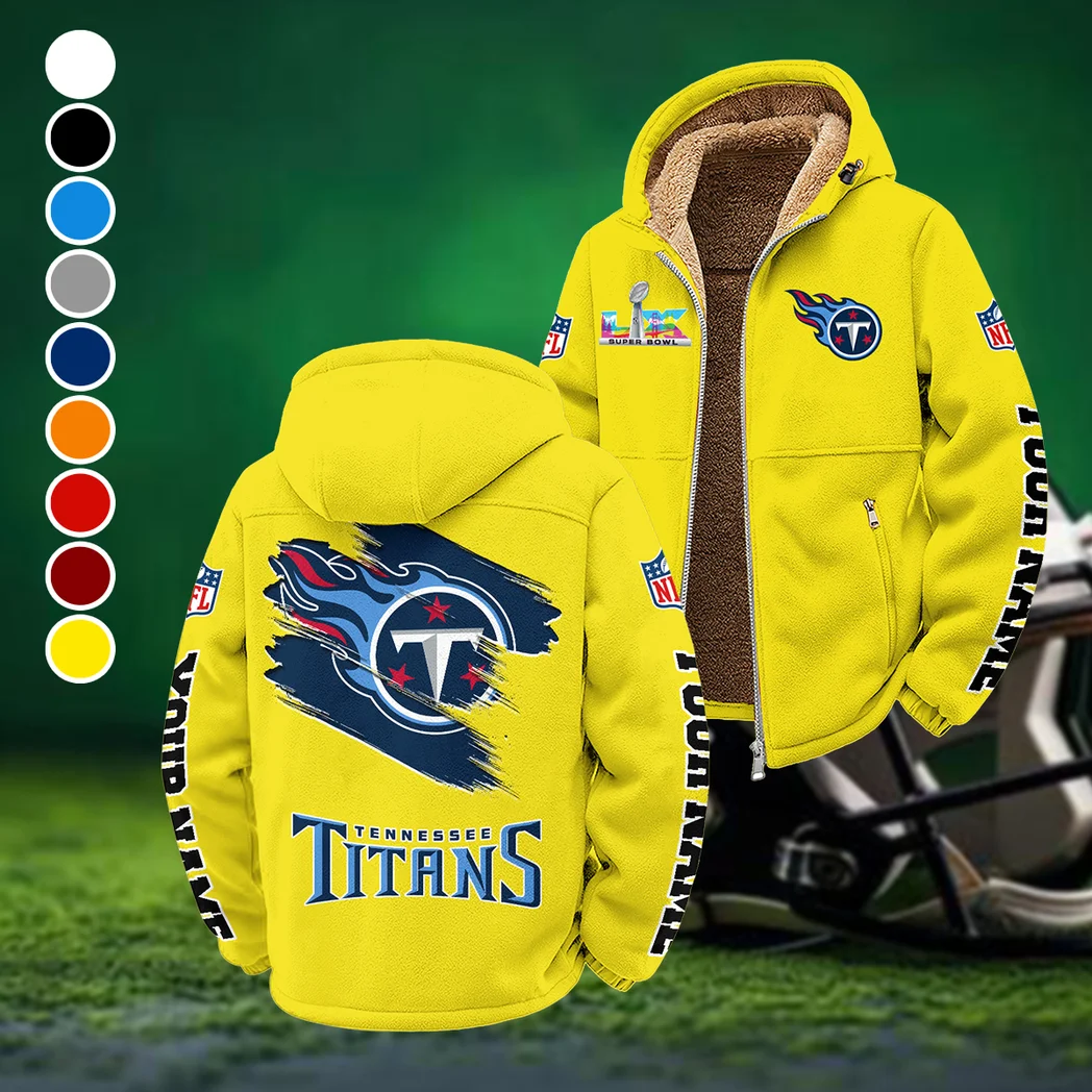 Fan Squad Winter Fleece Jacket, Warm Core Loft Fleece HVN1458TT - Yellow