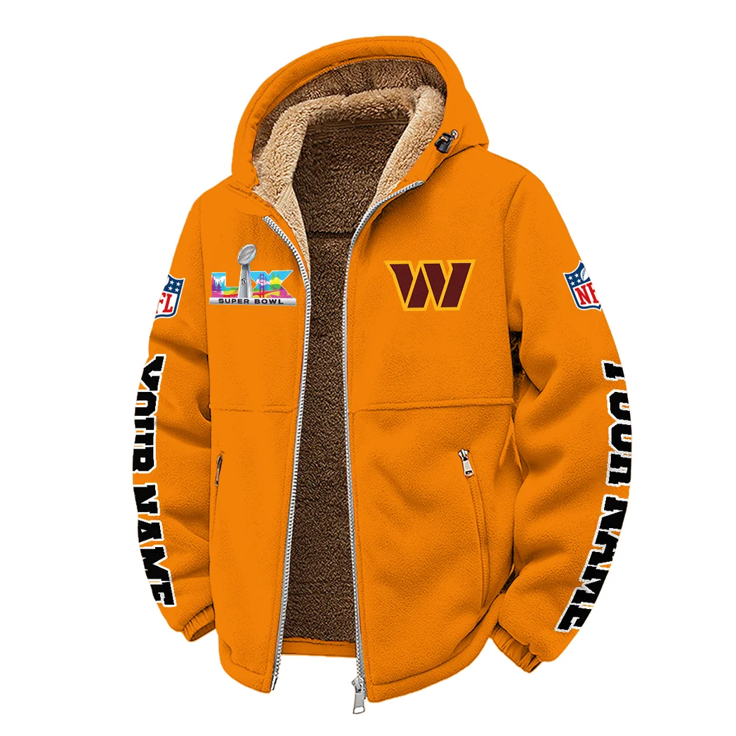 Pacific Coast Pride Winter Fleece Jacket, Winter Endurance Jacket HVN1458WC - Orange - Image 2