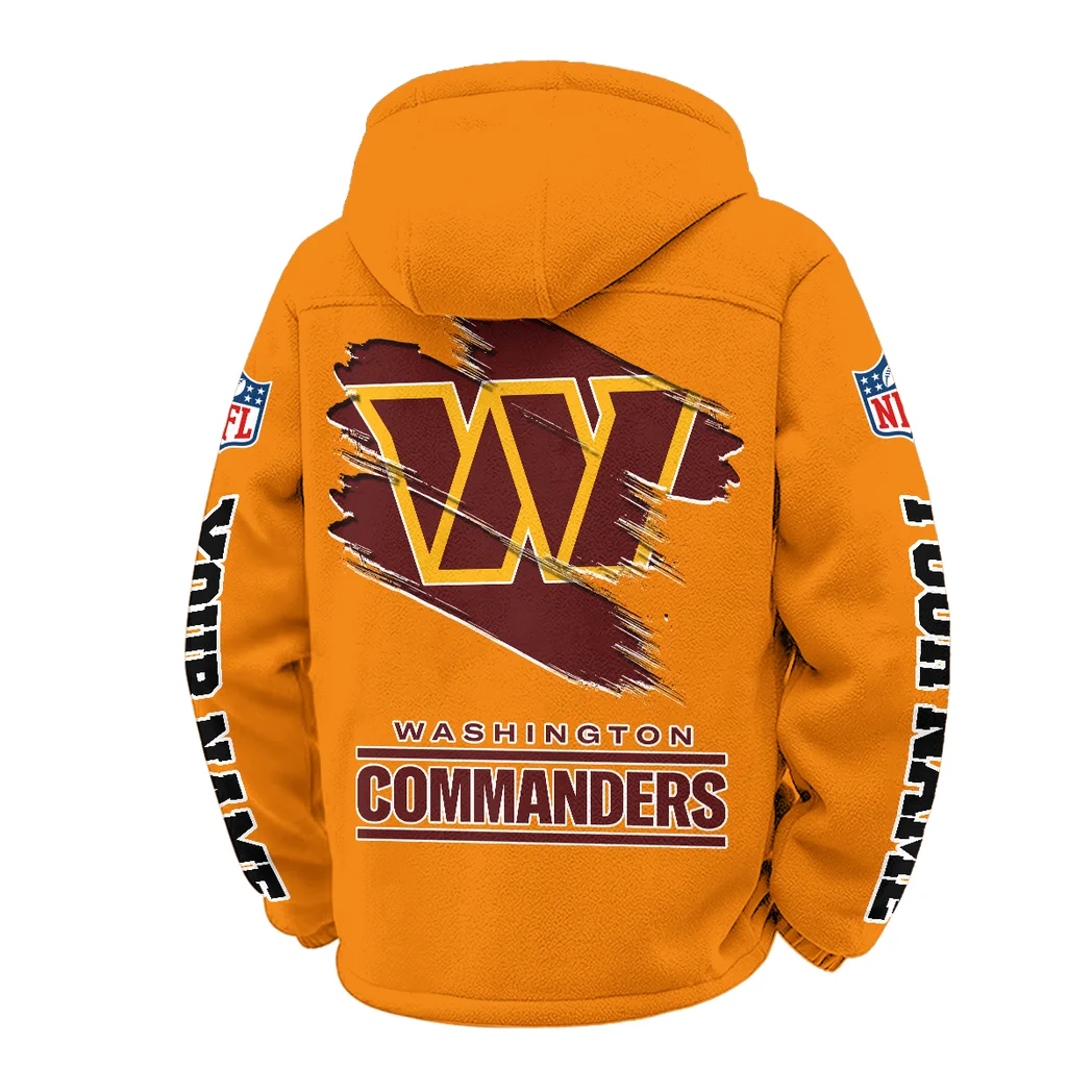 Pacific Coast Pride Winter Fleece Jacket, Winter Endurance Jacket HVN1458WC - Orange - Image 3