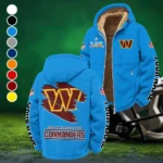 Pacific Coast Pride Winter Fleece Jacket, Winter Endurance Jacket HVN1458WC - Cyan
