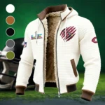 Winged Pride Fleece-Lined Hooded Jacket, Endurance Sport Thermal Hoody HVN1459AC - White