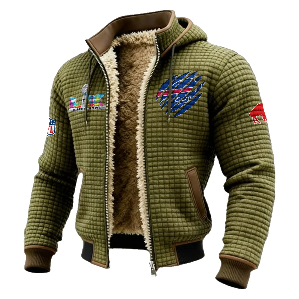 Charge Pride Fleece-Lined Hooded Jacket, High-Performance Trail Jacket HVN1459BB - Green - Image 2
