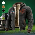 Match Day Cubs Fleece-Lined Hooded Jacket, Endurance Sport Thermal Hoody HVN1459CB - Grey
