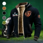 Orange Claws Fleece-Lined Hooded Jacket, All-Mountain Hooded Fleece HVN1459CI - Black