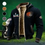 Orange Pride Fleece-Lined Hooded Jacket, Alpine Ascent Hooded Jacket HVN1459CL - Black