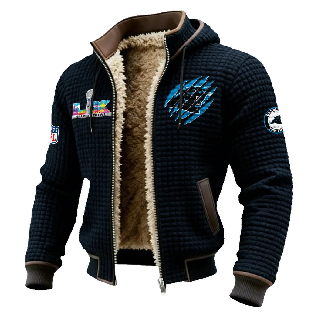 Queen City Squad Fleece-Lined Hooded Jacket, Cross-Training Winter Layer HVN1459CP - Black - Image 2
