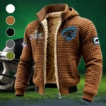 Queen City Squad Fleece-Lined Hooded Jacket, Cross-Training Winter Layer HVN1459CP - brown