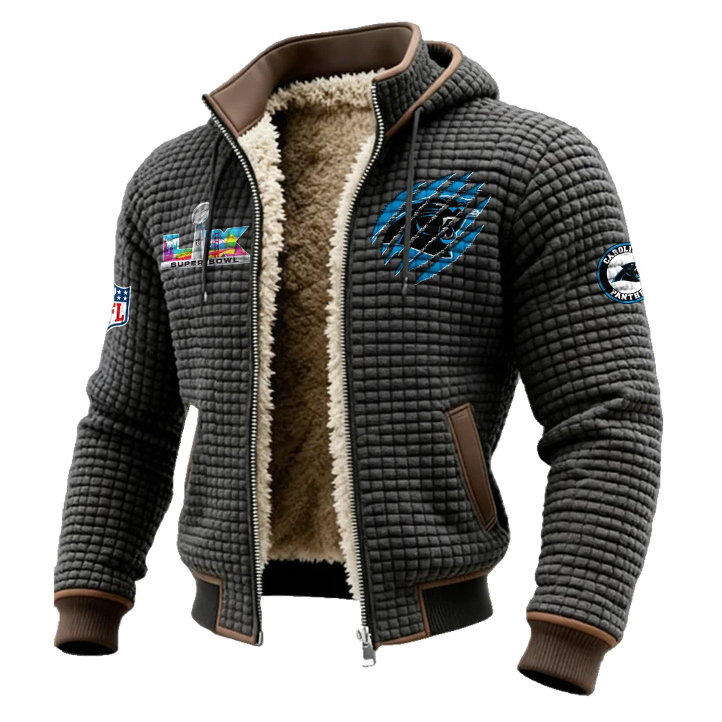 Queen City Squad Fleece-Lined Hooded Jacket, Cross-Training Winter Layer HVN1459CP - Grey - Image 2