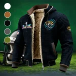 Fan Feline Squad Fleece-Lined Hooded Jacket, Arctic Protection Hooded Zip HVN1459JJ - Black