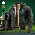 Aqua Fins Fleece-Lined Hooded Jacket, Cold-Snap Defense Jacket HVN1459MD - Grey